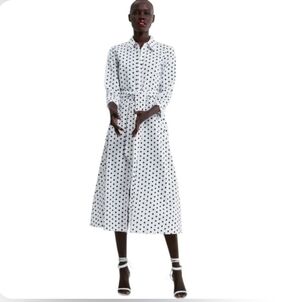 Polka Dot Midi Dress